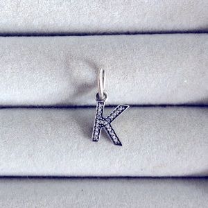 Pandora letter K charm